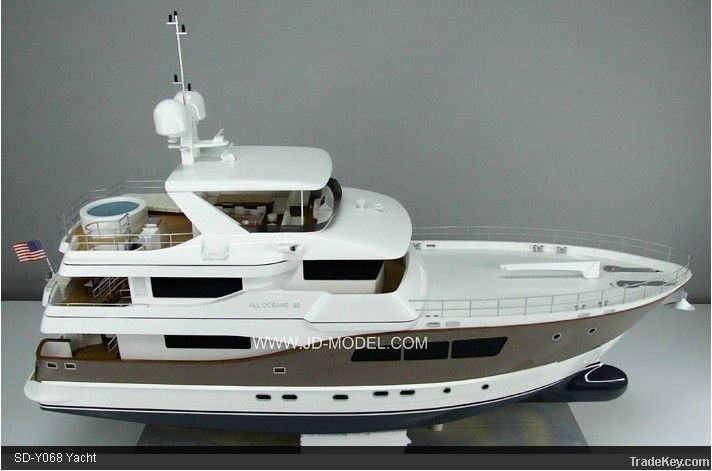 delicate yacht model