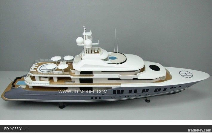 delicate yacht model