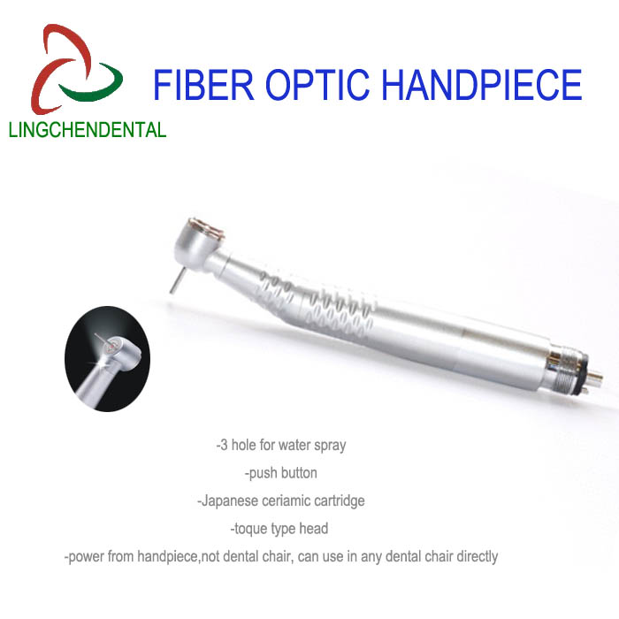 dental fiber optic handpiece