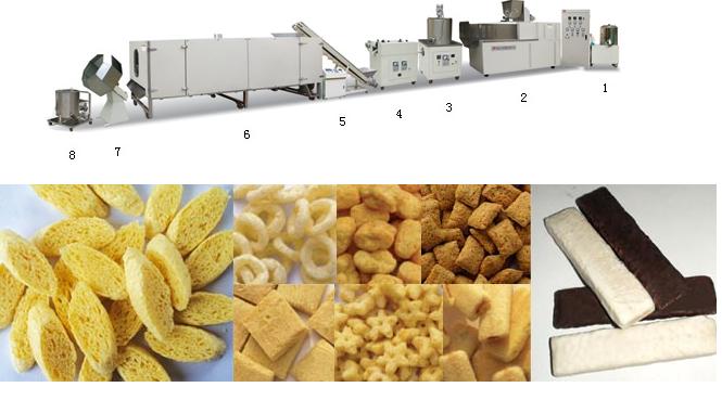 snacks making machine