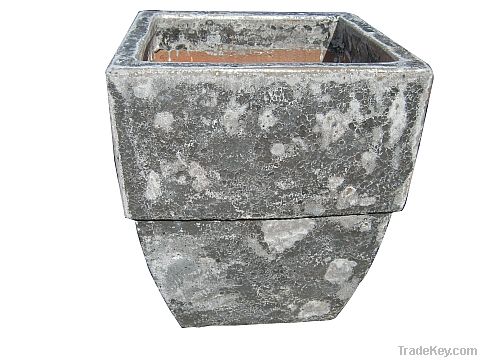 Atlantis pots with grey color