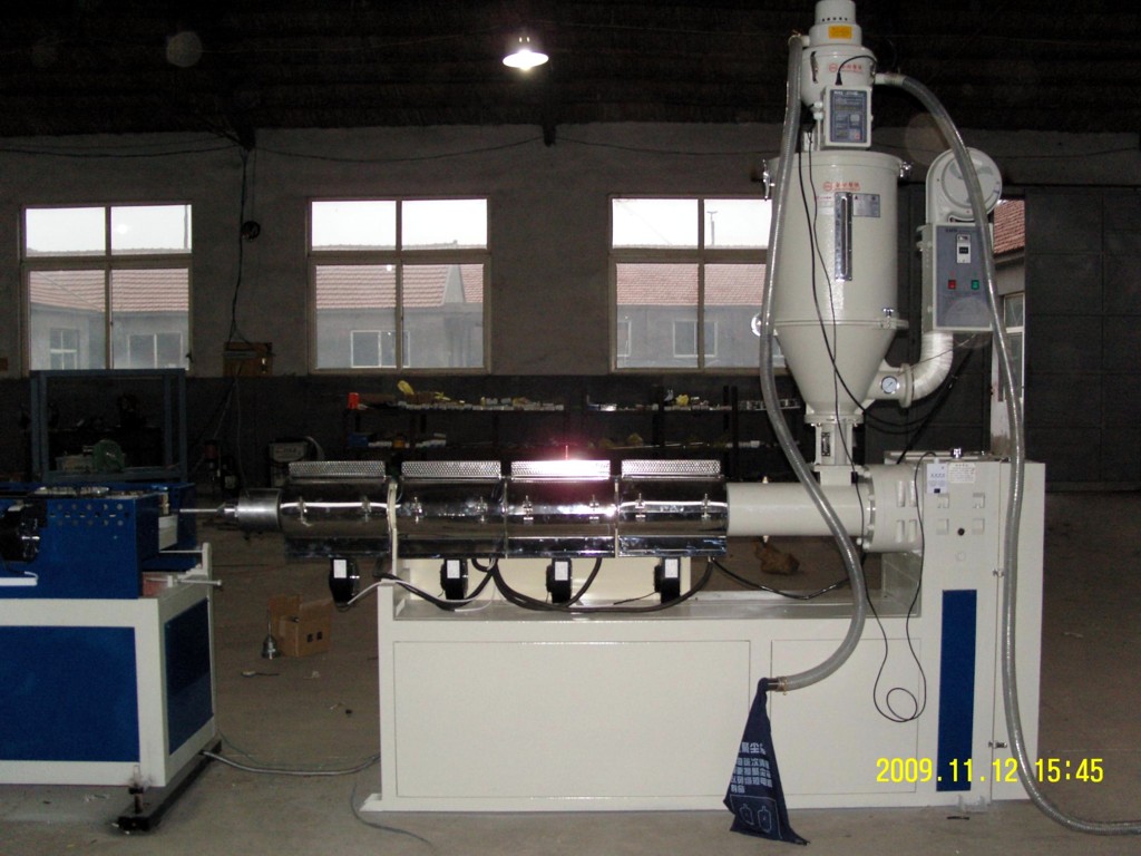 plastic corrugated pipe extrusion line