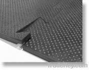 interlocking rubber flooring mat for antislip.