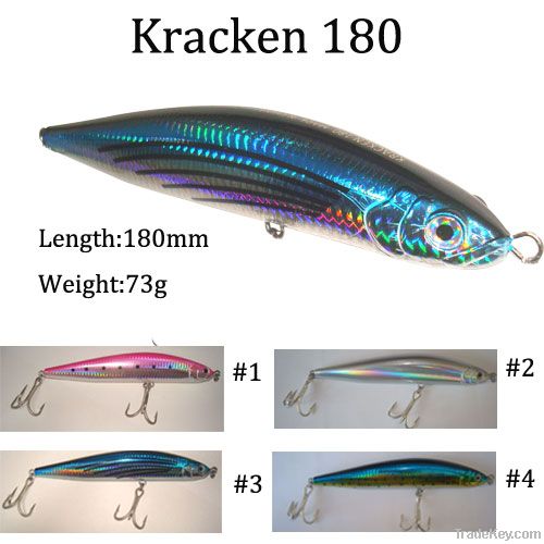 Hard plastic fishing lure KR-180