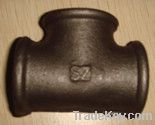 Malleable( cast) iron pipe fitting tee