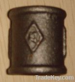 black Malleable Iron Pipe Fitting-Socket