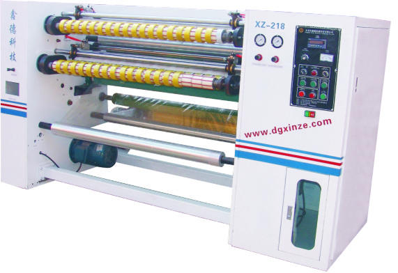 XZ-218 SUPER CLEAR BOPP TAPE SLITTING MACHINE