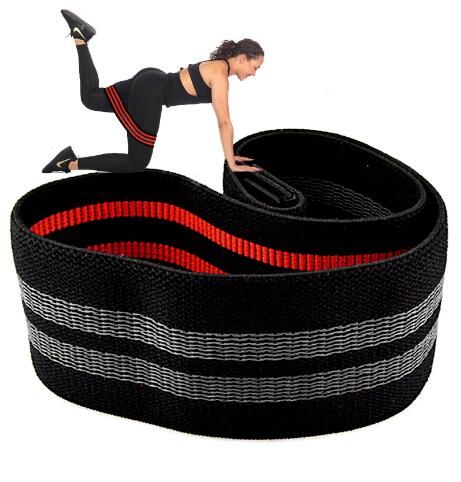 Indoor Elastic exercise bands hip circle band hip circle