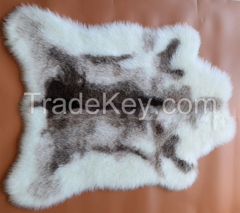 faux reindeer hide rug