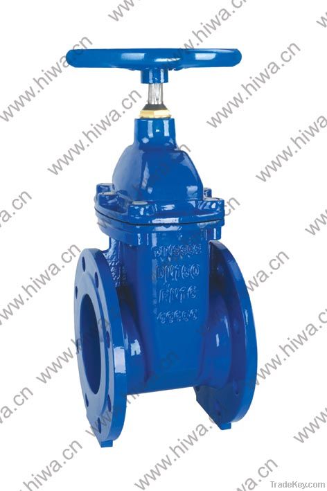 DIN352 F4 Non Rising resilient seated Gate valve