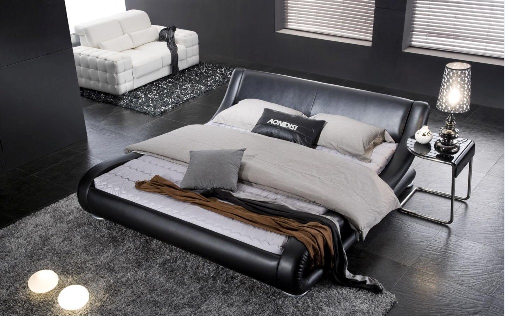 leather bed