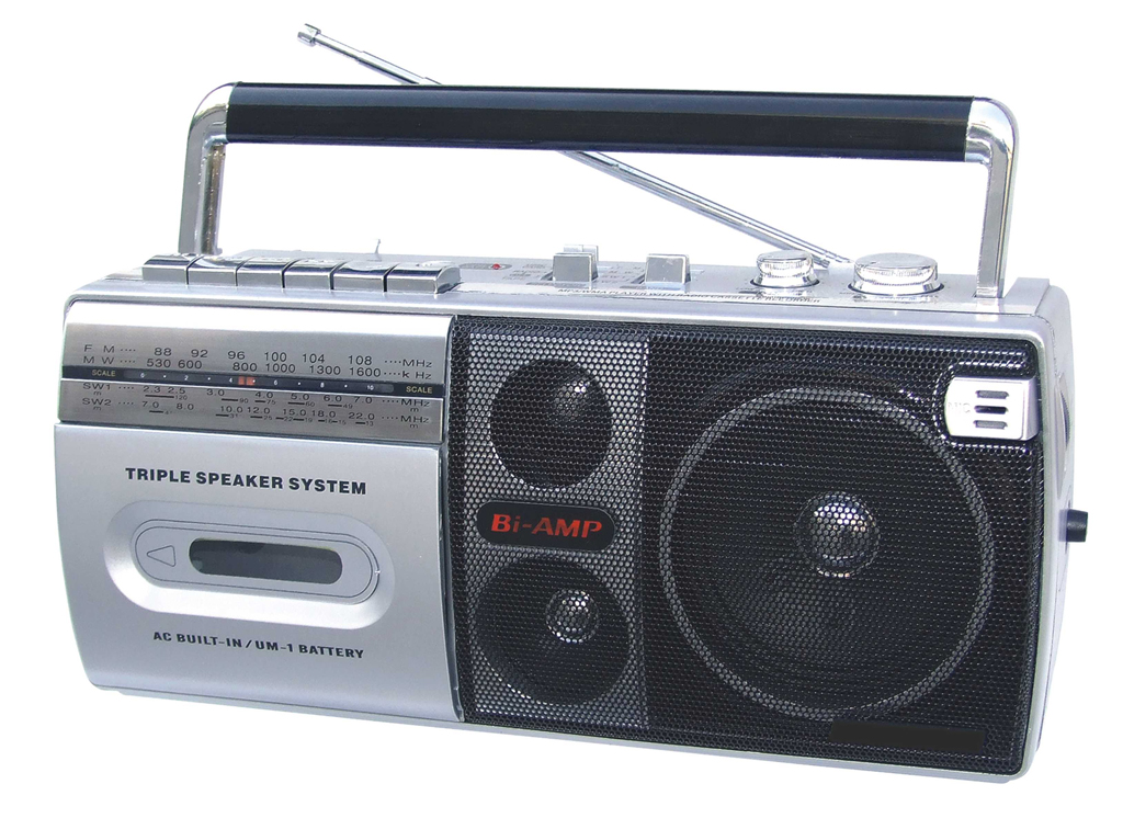 Mw/Fm/Sw1/Sw2 Receiver , Cassette Recorder Player + USB/SD/MMC