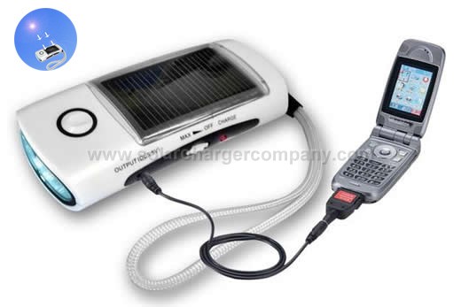 Solar Charger &amp; LED Flashlight