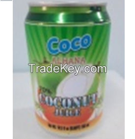 Canned Coconut Flavored Juice