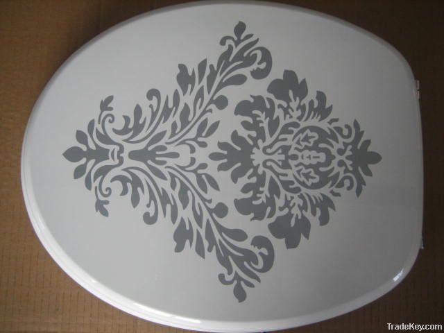 mdf printed toilet seat