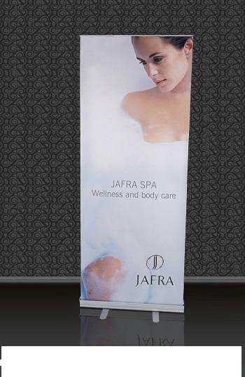 roll up banner stand