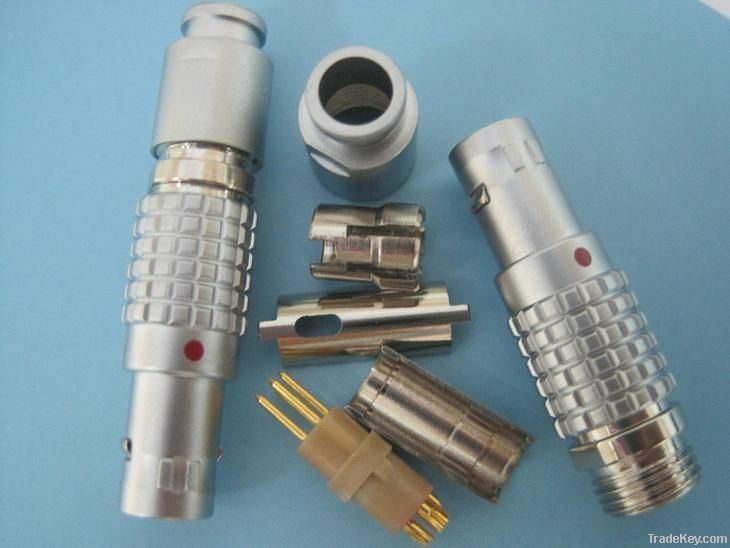 FGG.1B series cross lemo 4 pin connector