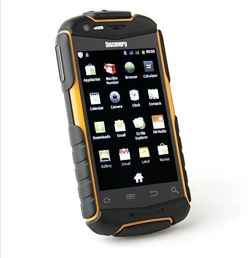 Discovery V5 Android capacitive screen smartphone phone Waterproof Dustproof Shockproof WIFI Dual camera 4COLORS