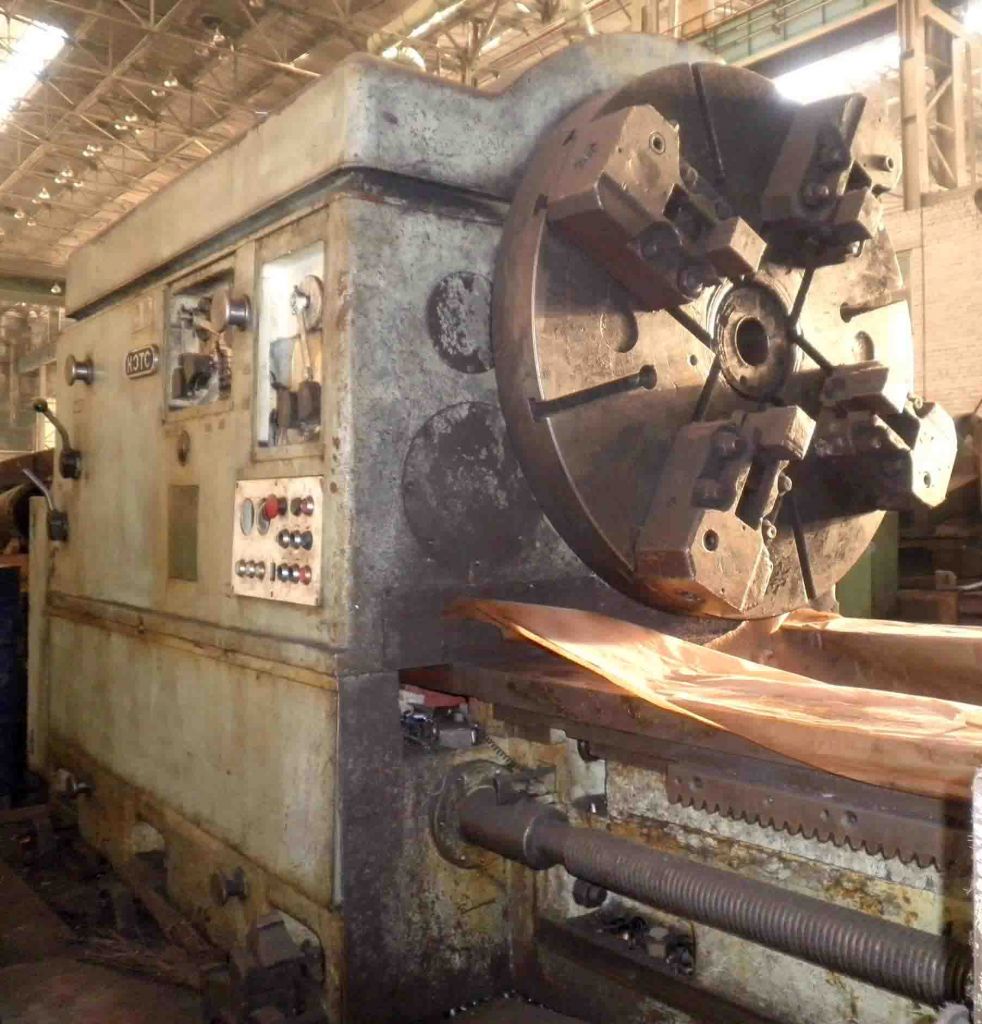 Heavy duty lathe diameter 1250 mm = 49 inch