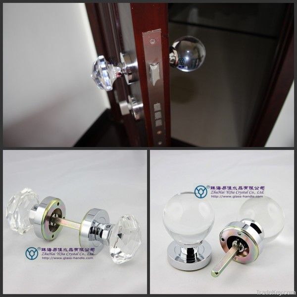 Crystal Glass Door Knobs