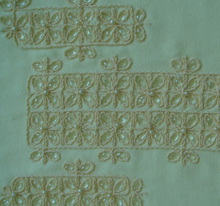 Coiling Embroidery Fabric