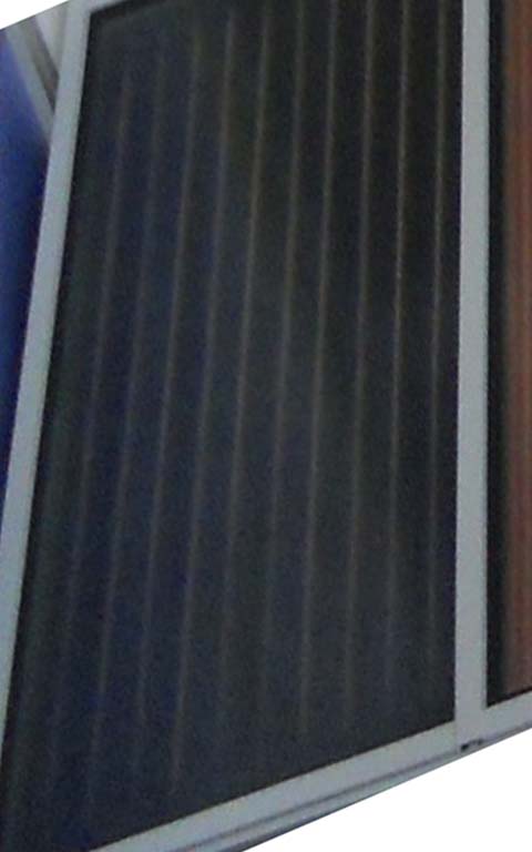 Solar water heater panel sonic welded custom made