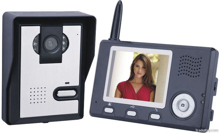 Hotsale 3.5 inch wireless video doorphone factory supply