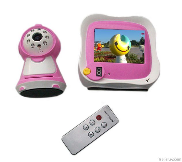 Hotsale 3.5 inch wireless baby monitor lovely looking