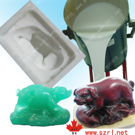 Molding silicone rubber