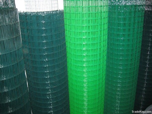 50x100mm Dark Green PVC Coated Welded Wire Mesh