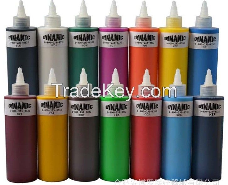 Professional dynamic tattoo ink,black colors 28colors body tattoo pigment organic tattoo pigments