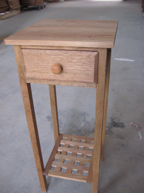 walnut telephone table