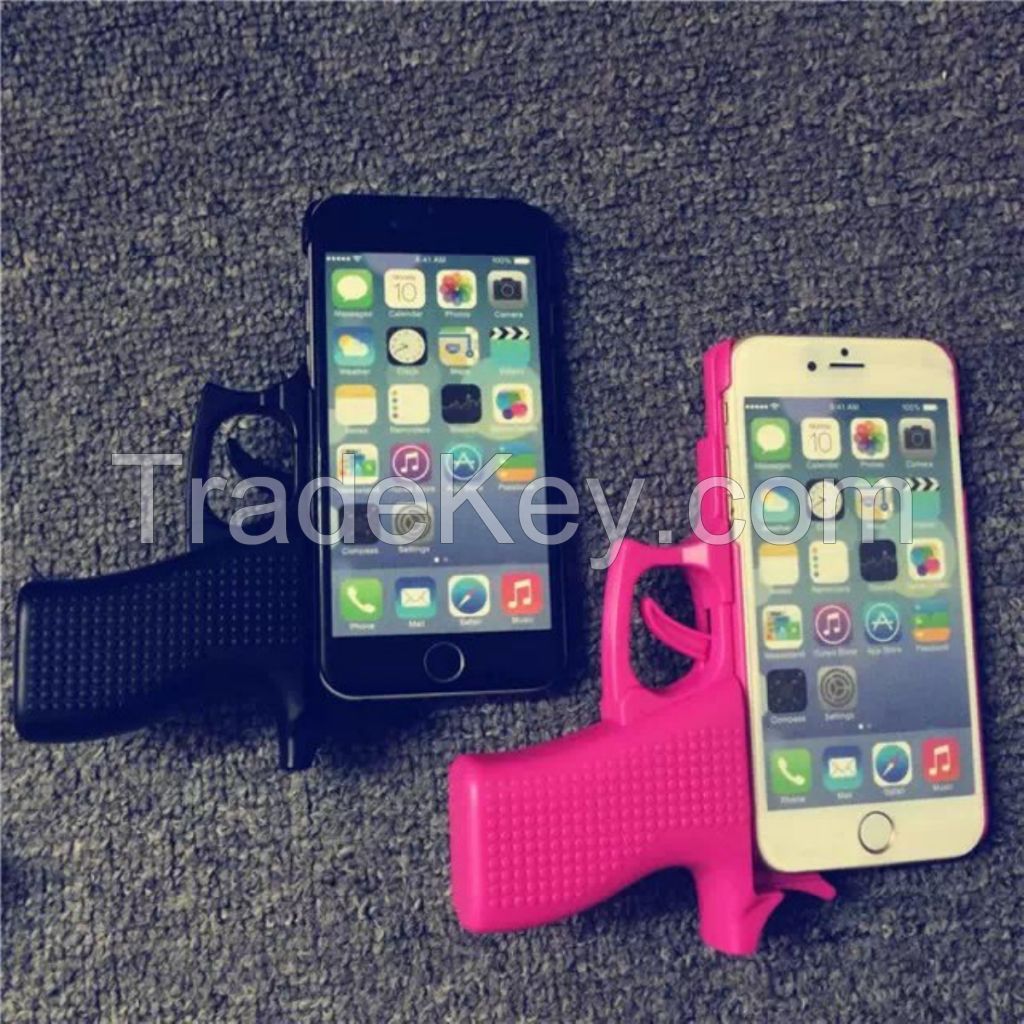 Supper Cool and Fashion Gun Design Protective Iphone Case Creative Cover for Iphone 6 4.7inch, iphone Cases, 6 Iphone Case Colors, cool Iphone Cases, Cute Iphone Cases, cover--pink