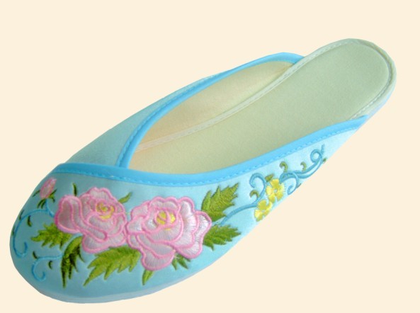 Fashion slipper, ladies cloth slipper T-502