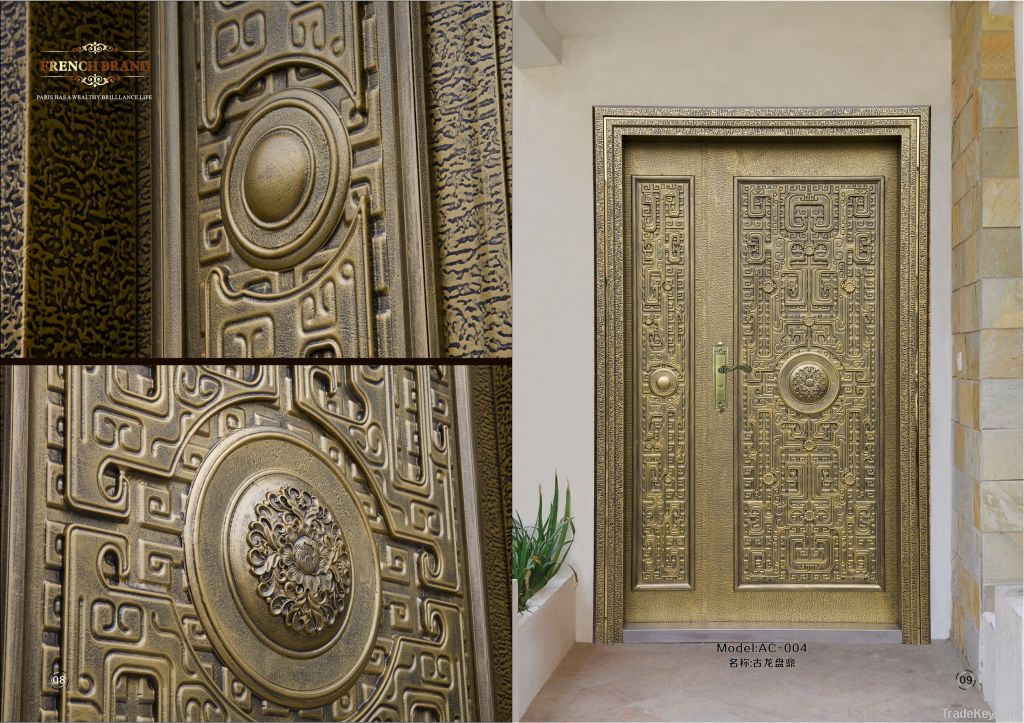 Aluminum casting door