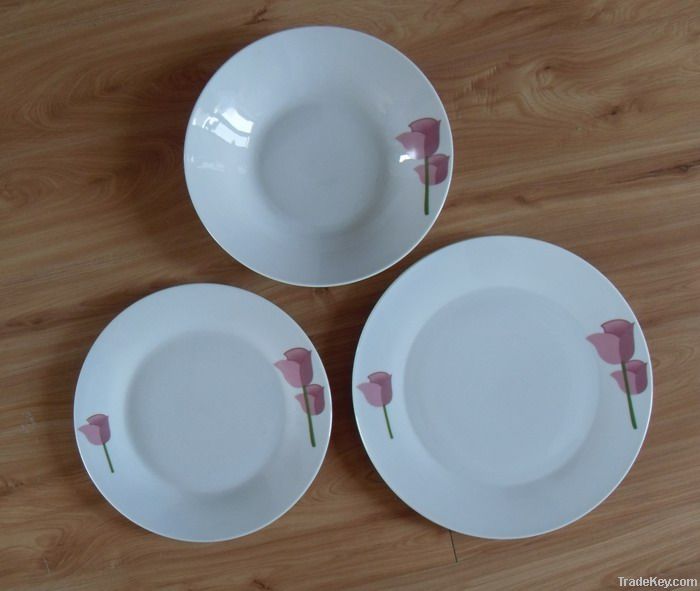 16, 18, 19 pcs porcelain dinner set