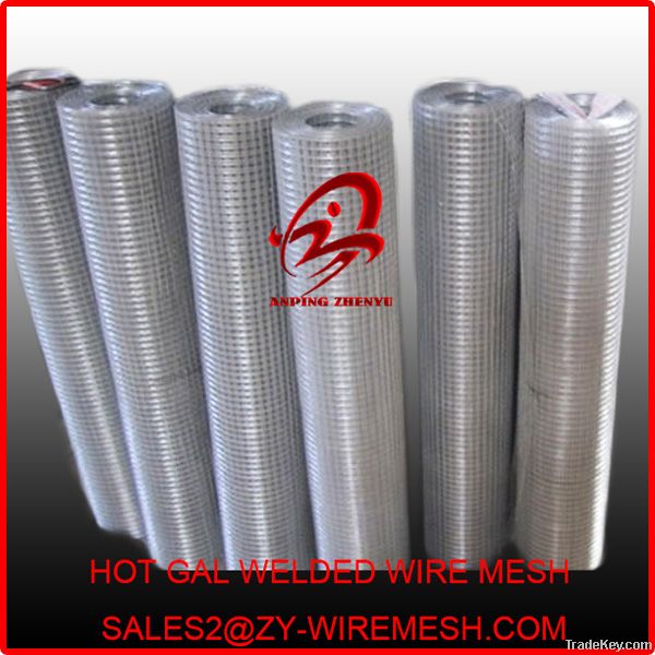 hot-dipped galvanized welded wire mesh