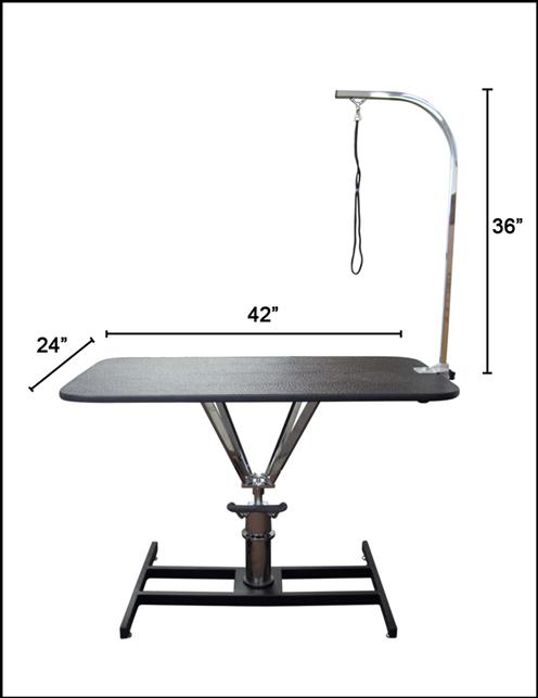 Heavy Duty Hydraulic Pet Grooming Table