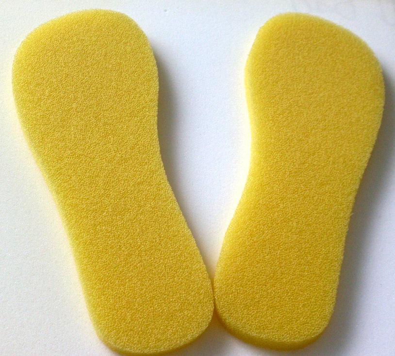 open-cell memory foam insole