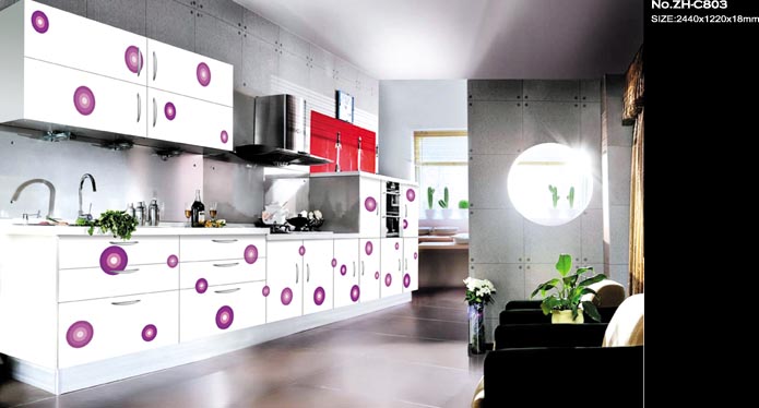 uv color high gloss MDF board for kitchen cabinet doors