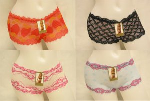 Lace Boy Shorts - Lingerie - PAYPAL