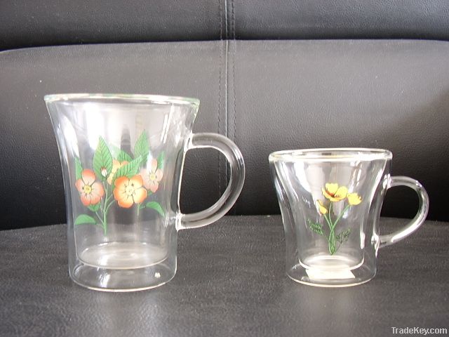 Double Wall Glass Mug