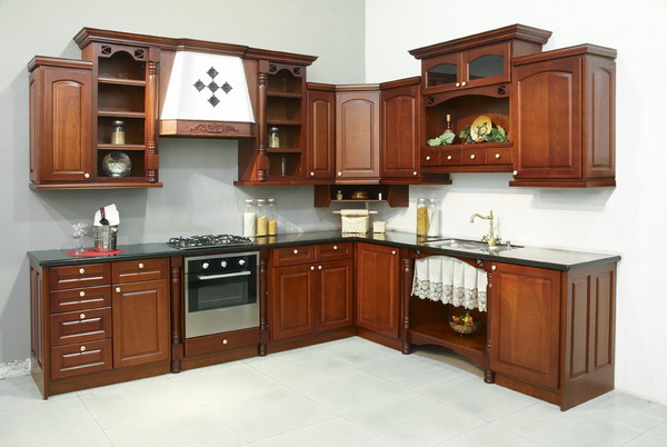 Solid Wood Kitchen Cabinet