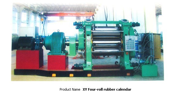 Four Roll Rubber Calendar