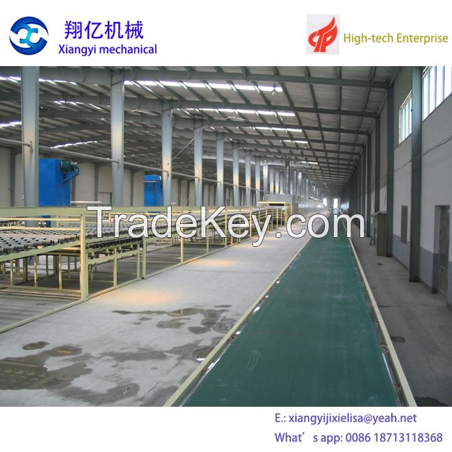 Gypsum board making machine