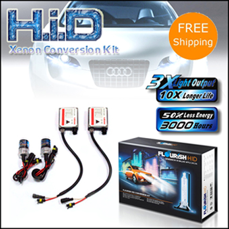 Flourish brand HID Xenon Conversion Kit Normal & Slim Ballasts 12V 35W