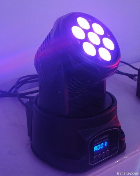 New 7*10W RGBA LED Mini Moving Head Wash