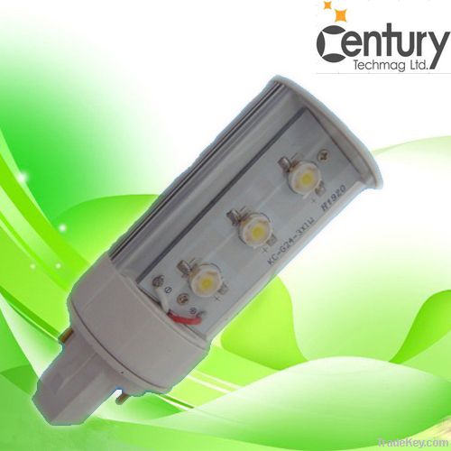 3W g24 led plc lamp