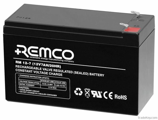 12V 7Ah sealed lead acid battery