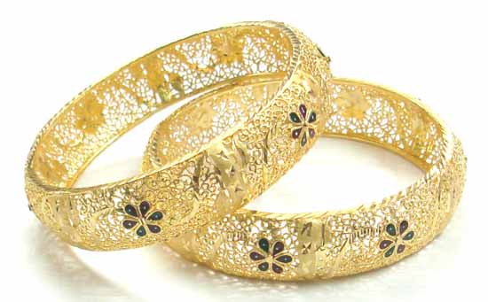 GOLD PLATED BANGLES